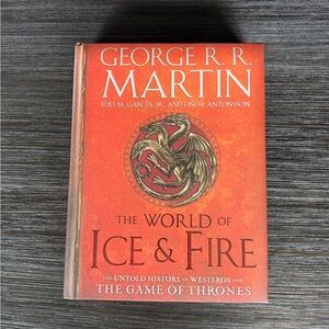 The Game of Thrones- The World of Ice & Fire (Red Hardcover)